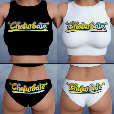 Camgirl Merch-CB - Textures for G8F Vest and Panties 2 by SoleMann