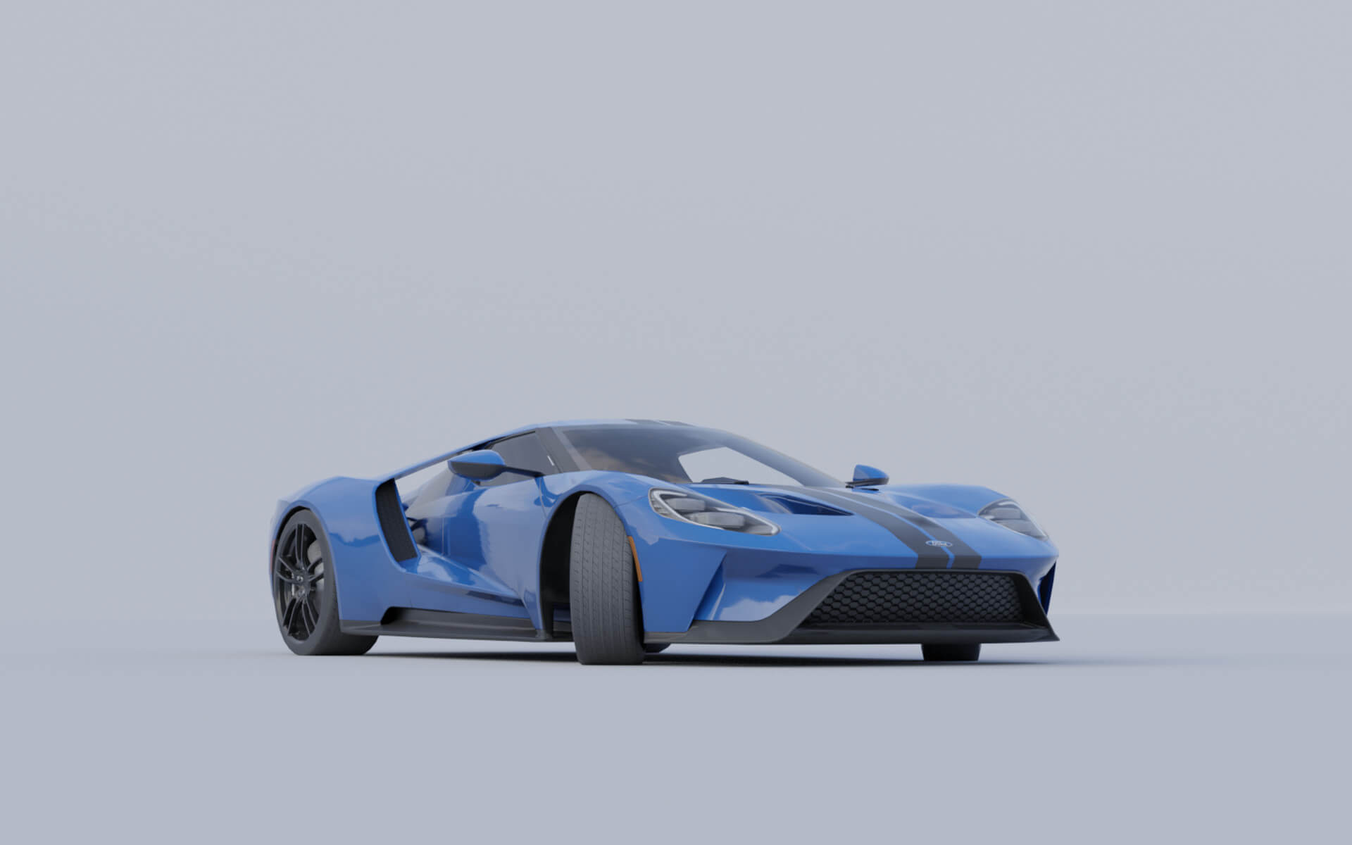 Ford GT 2017 - 3D Model by solid-surface