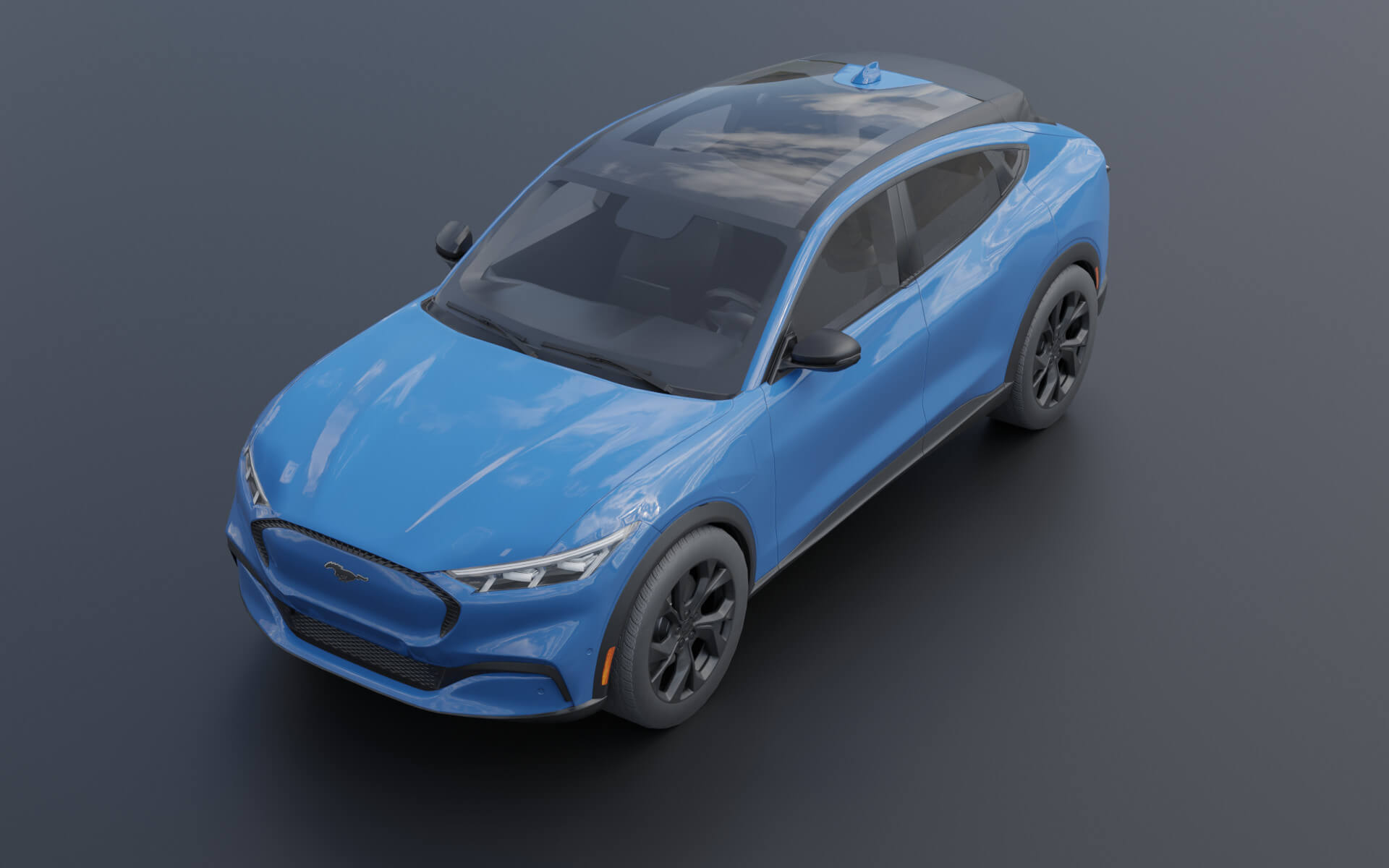 Ford Mustang MachE 3D Model by solidsurface
