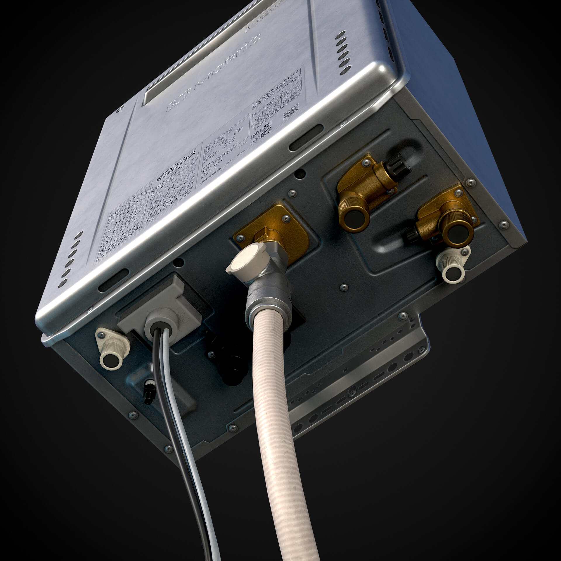 Japanese Boiler GTC2062 3D Model by solo_GRV