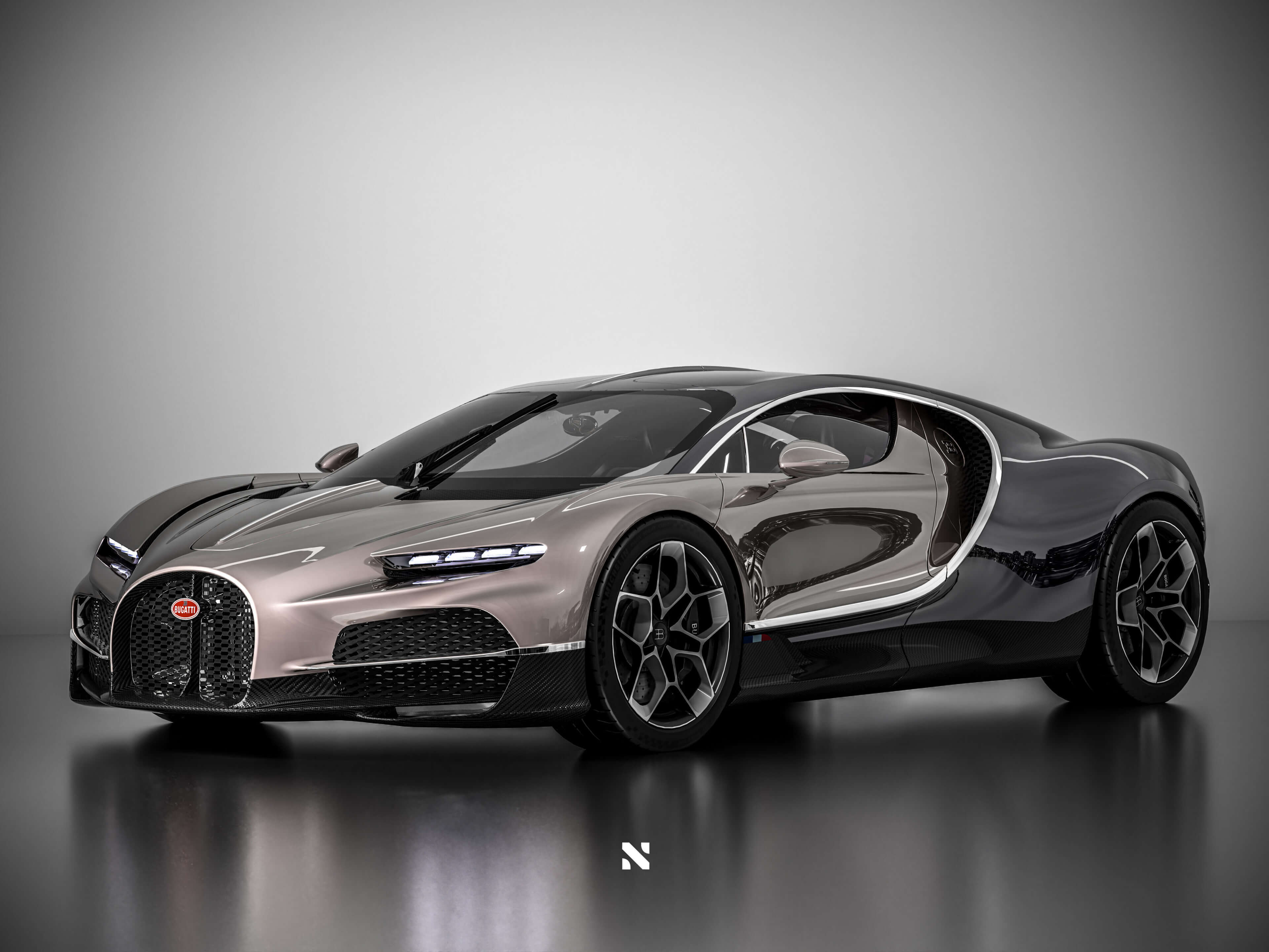 Bugatti Tourbillon Fully Rigged Ready for Animation - 3D Model by ...