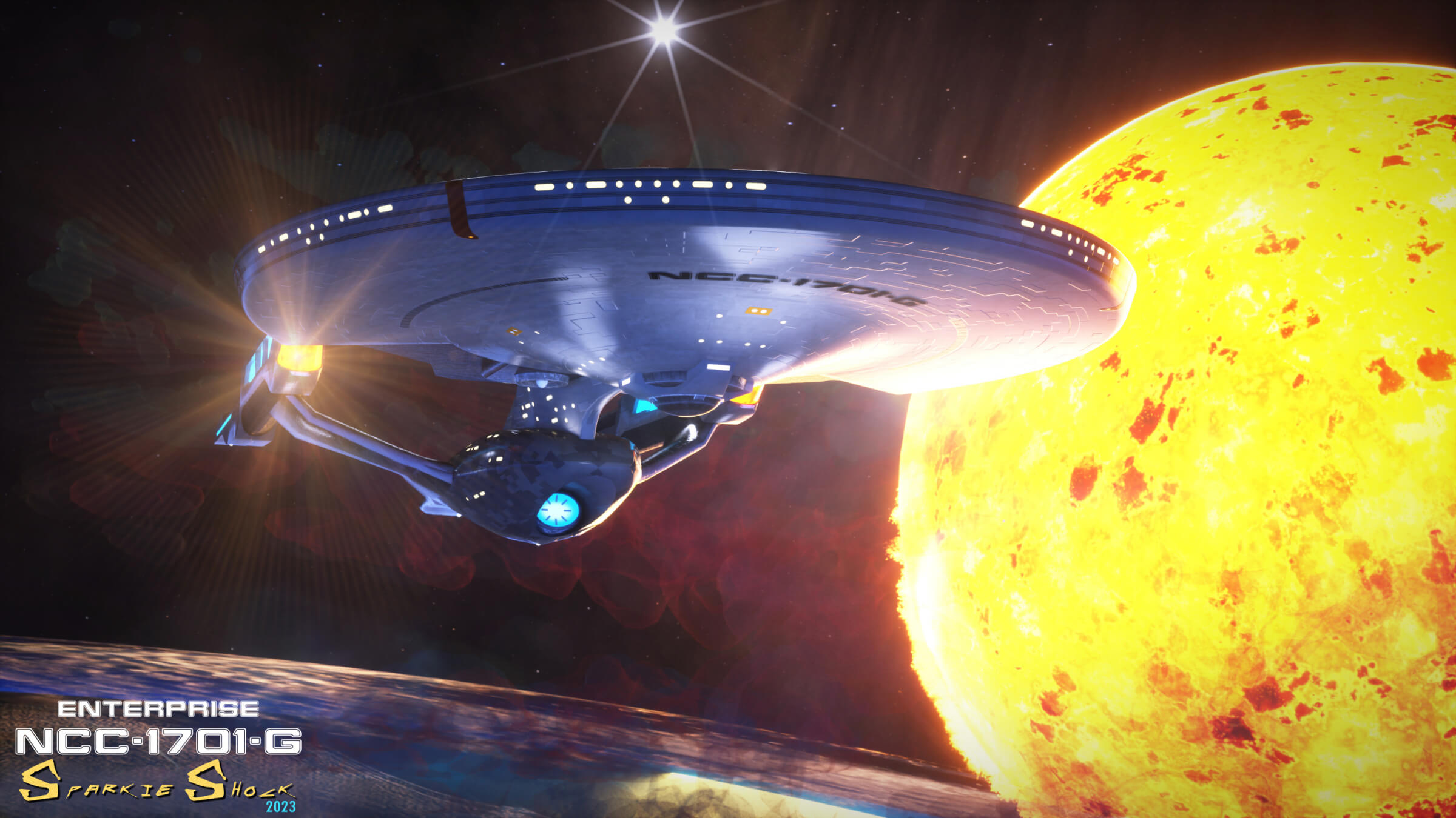 Enterprise NCC1701G 3D Render RenderHub Gallery