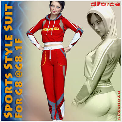 dForce G8 Sports Style Suit for G8F  G8.1F by Sparkman