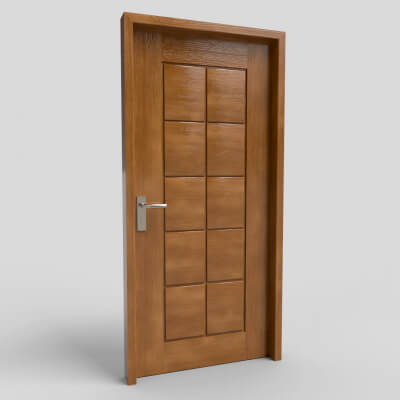 Door Design RH62E - 3D Model by Speedup