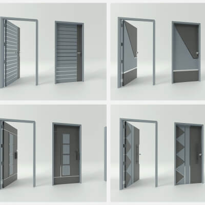 System Model Doors Door Sets 16 3D Model by Speedup