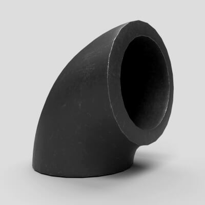 Elbow Pipe Short Radius 1 Inch - 3D Model by Speedup