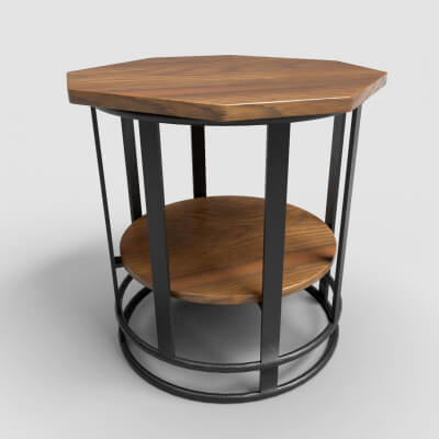 Geometric Table Octagonal Octagon Table RH93 - 3D Model by Speedup