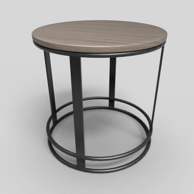 Small Table R50 Round Table RH50 - 3D Model by Speedup