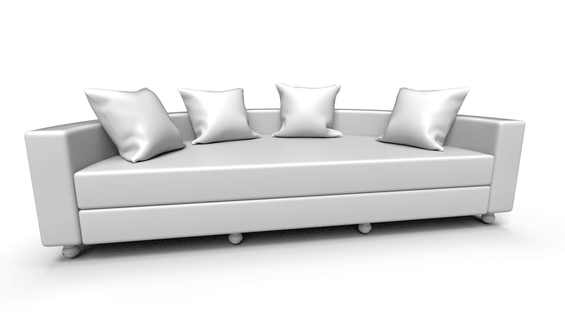 Sofa Design 1 - 3D Model by Speedup