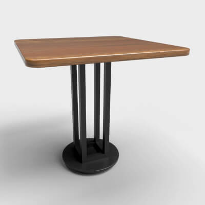 Square Table RH08 - 3D Model by Speedup