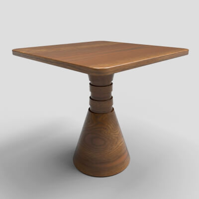 Square Table RH16 - 3D Model by Speedup