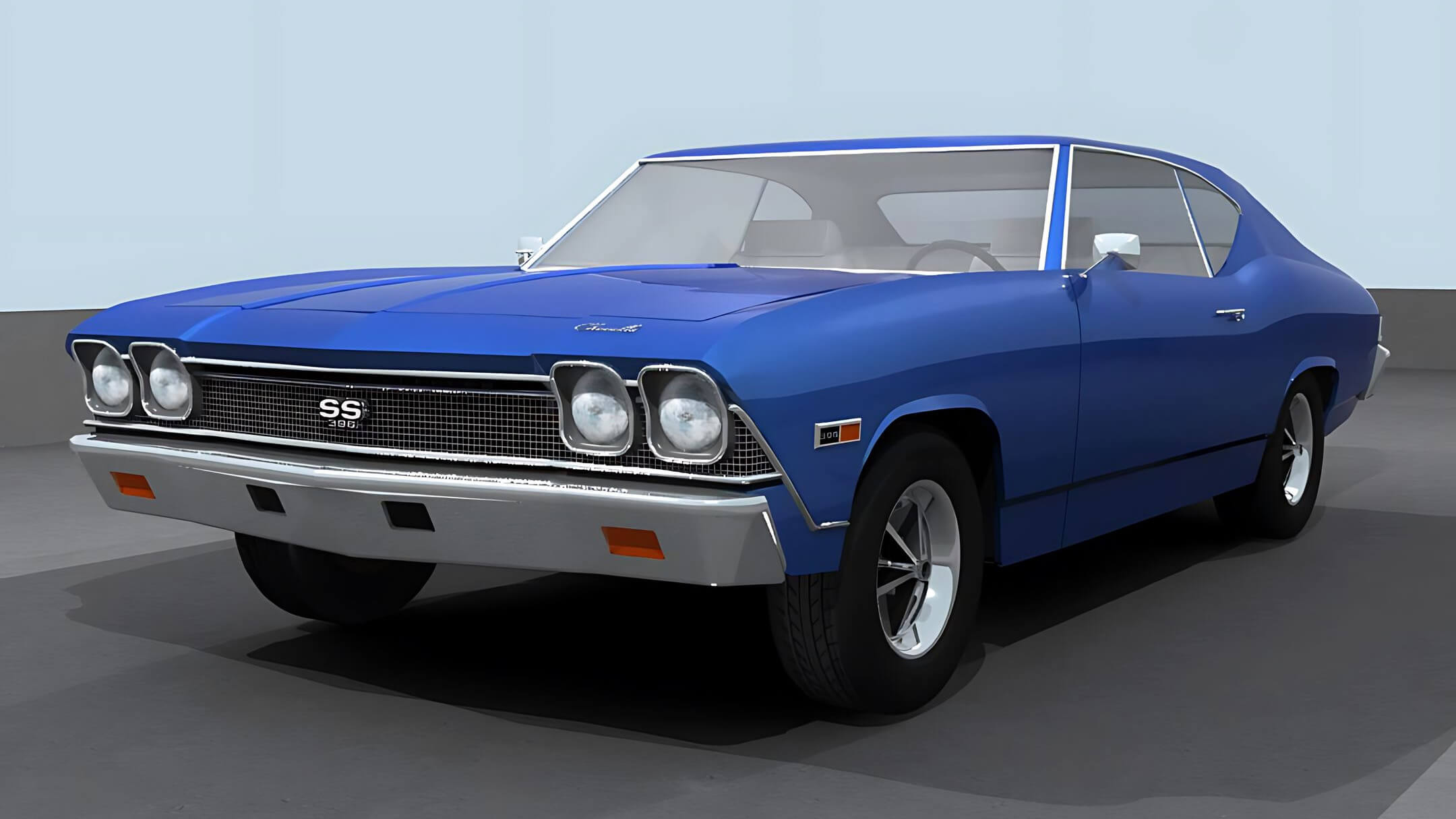 1968 Chevy Chevelle SS - Classic Car 3D Model by SpiritSwitchboard