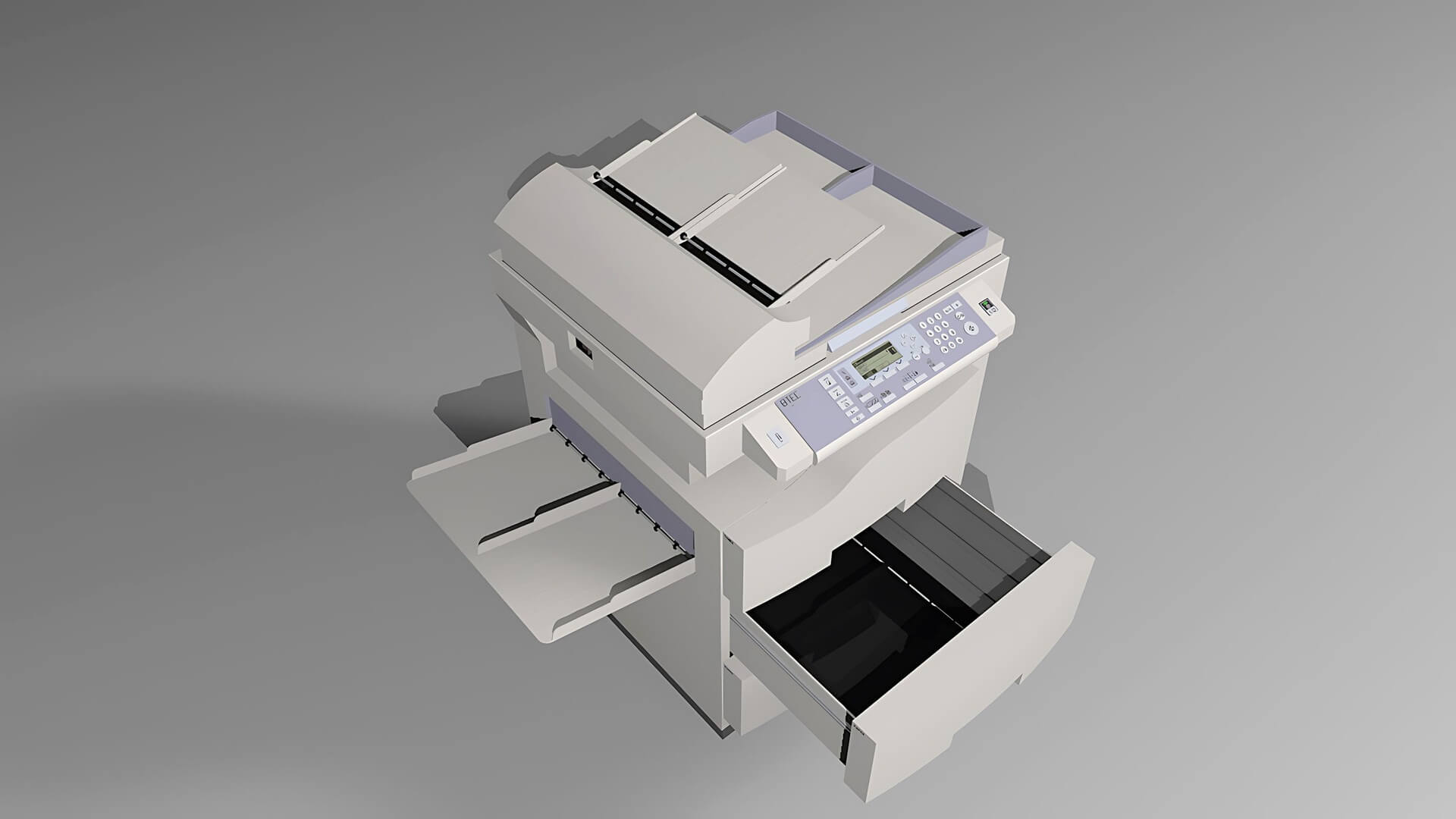 Copy Machine - Office Equipment 3D Model by SpiritSwitchboard