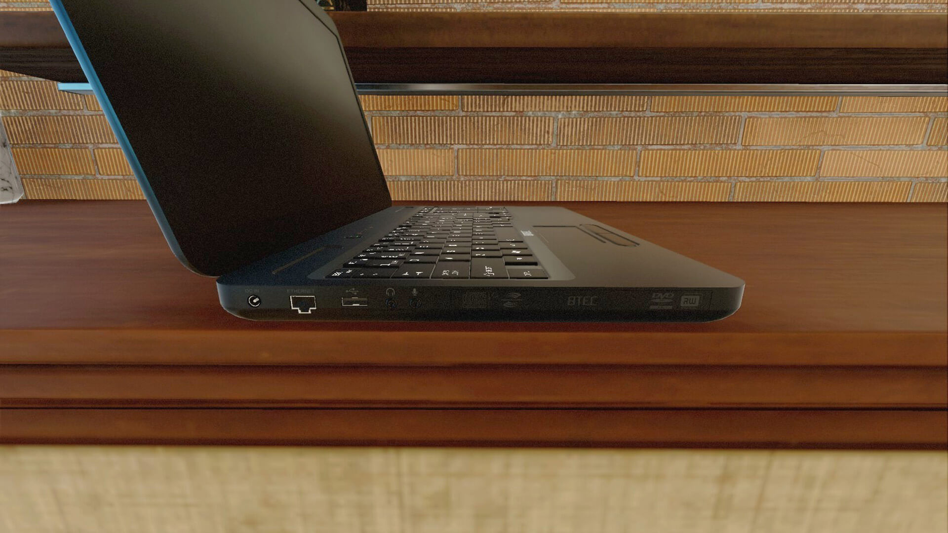 Laptop Computer - Notebook Computer 3D Model by SpiritSwitchboard