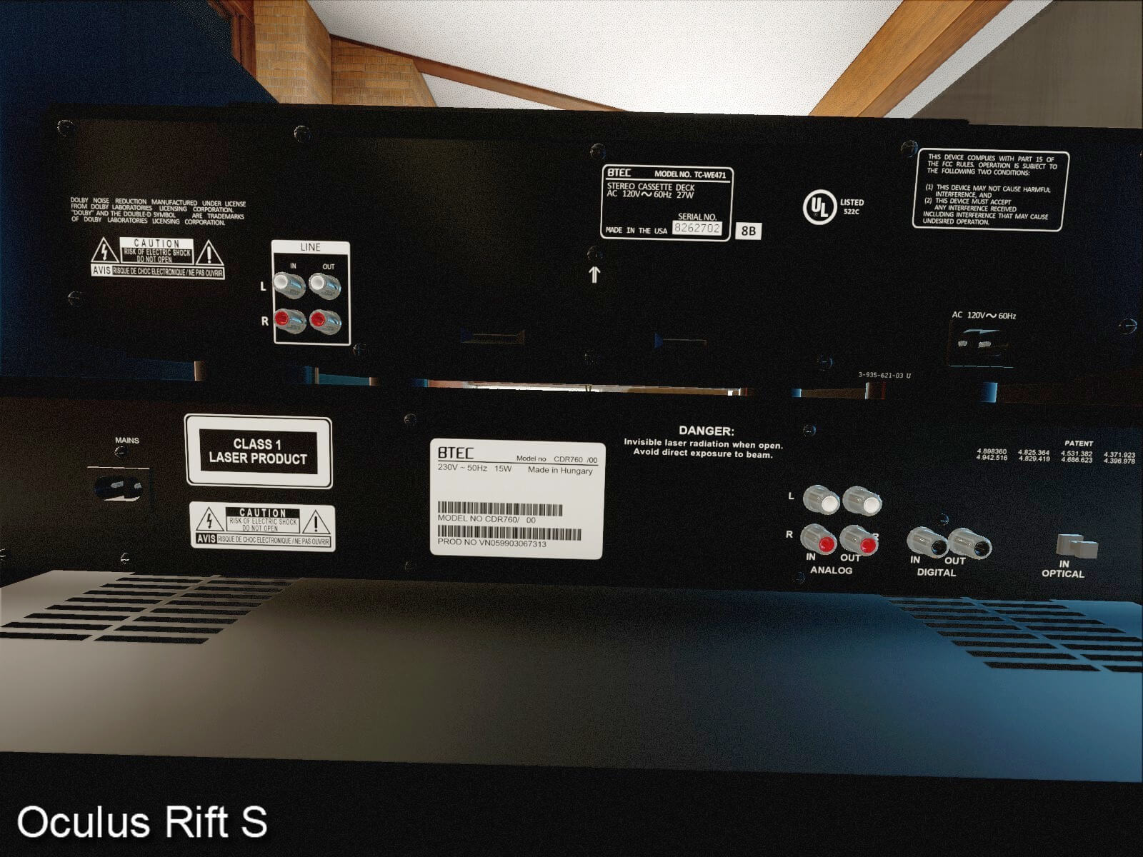 Stereo Setup With Receiver Cassette Player CD Recorder - 3D Model by ...