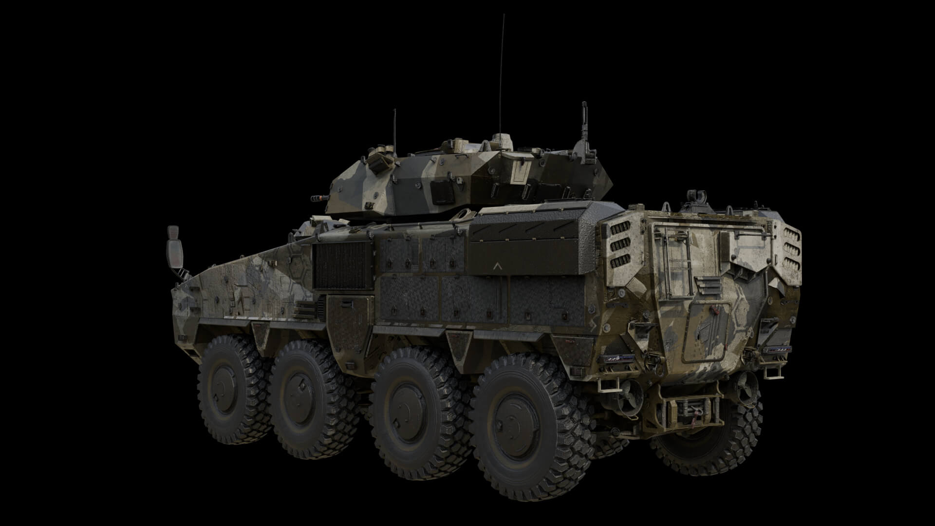 APC Tank - Armored Personnel Carrier 3D Model by Spunky 3D
