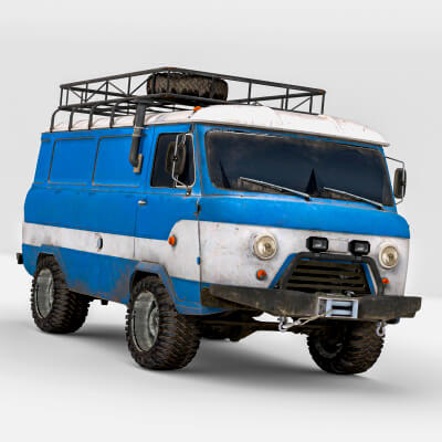 Classic Soviet Off-Road Van