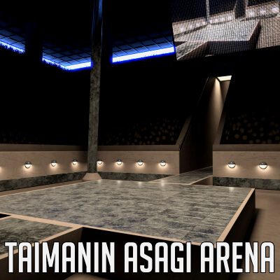 Taimanin Asagi Arena Environment by SquarePeg3D