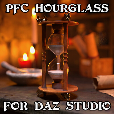 PFC Hourglass Prop for DAZ Studio by SquarePeg3D