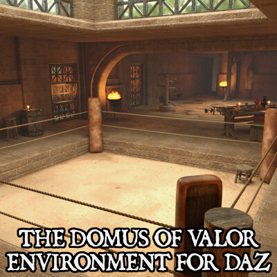 The Domus of Valor Environment for Daz Studio by SquarePeg3D
