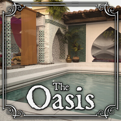 The Oasis Environment for DAZ Studio by SquarePeg3D
