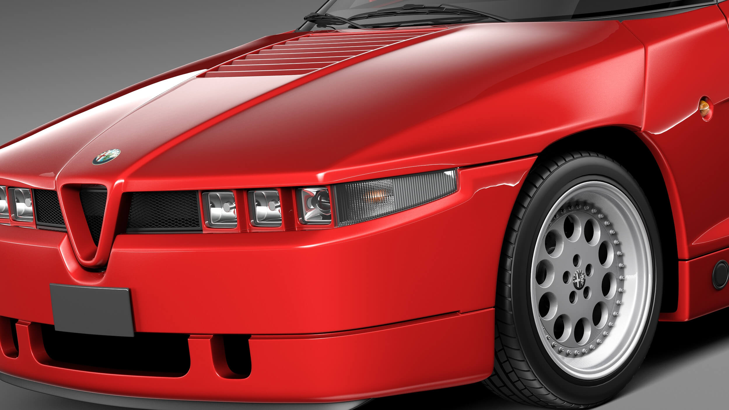 Alfa Romeo Sz Zagato 1989-1991 3D Model by SQUIR