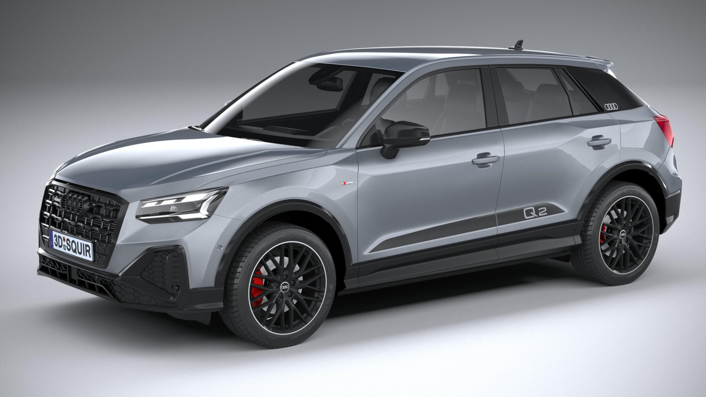 Audi Q2 SLine 2021 3D Model by SQUIR