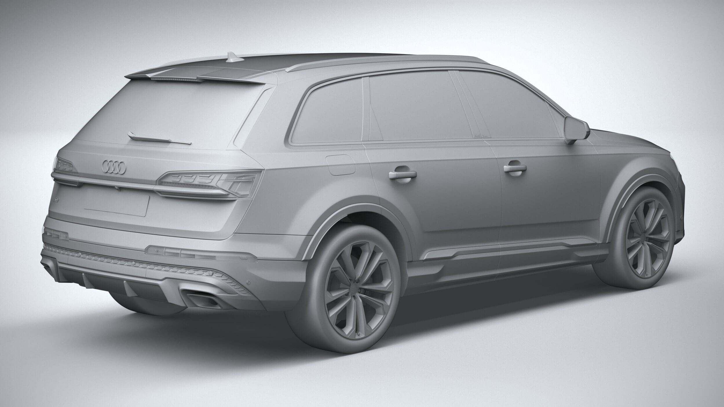 Audi Q7 2025 3D Model by SQUIR
