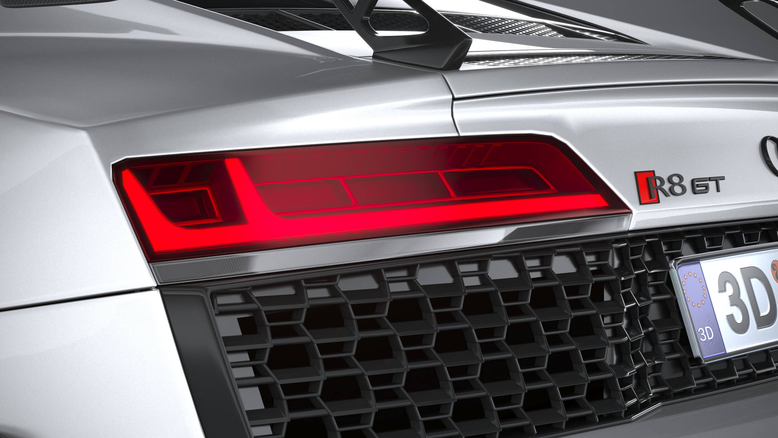 Audi R8 Coupe V10 GT RWD 2023 - 3D Model by SQUIR