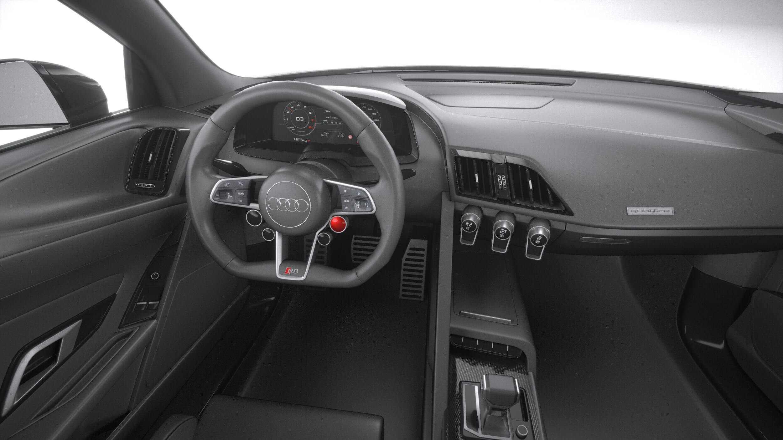 Audi R8 Coupe V10 GT RWD 2023 - 3D Model by SQUIR