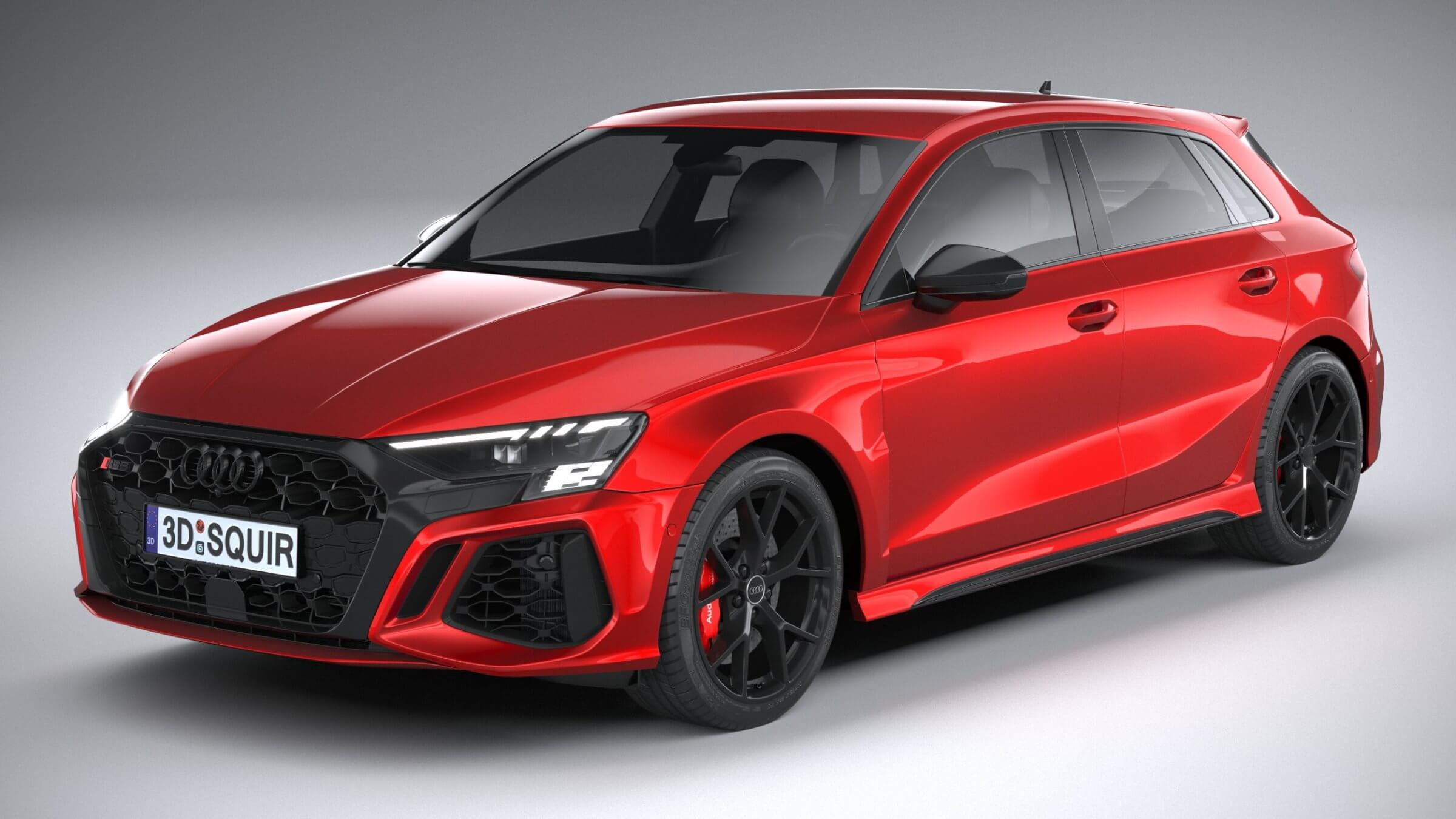 Christmas Party Pinata Rs3 2022 Audi Rs3 2022 - 3D Model By Squir