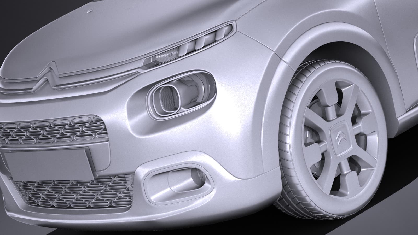 Citroen C3 2017 - 3D Model by SQUIR