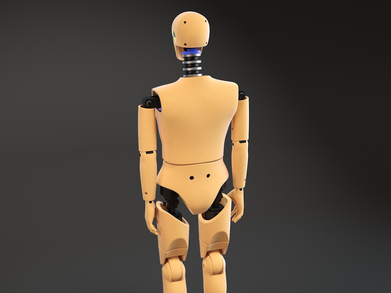 Crash Test Dummy Standing 3D Model by SQUIR