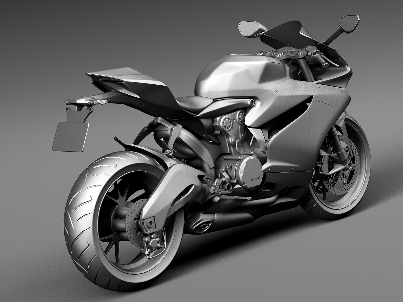 Ducati 899 вид сверху