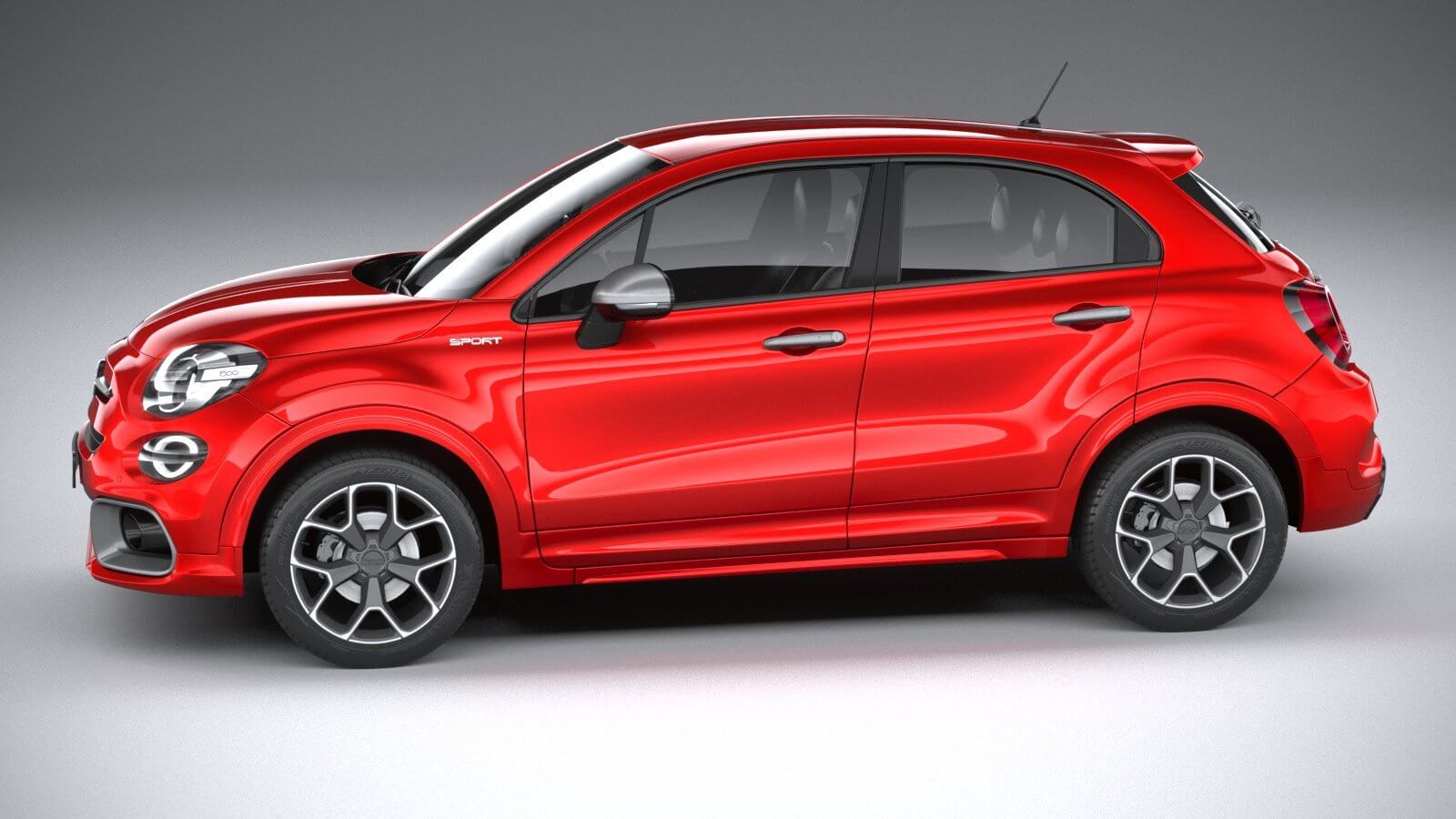 Fiat 500X Sport 2020 - 3D Model by SQUIR