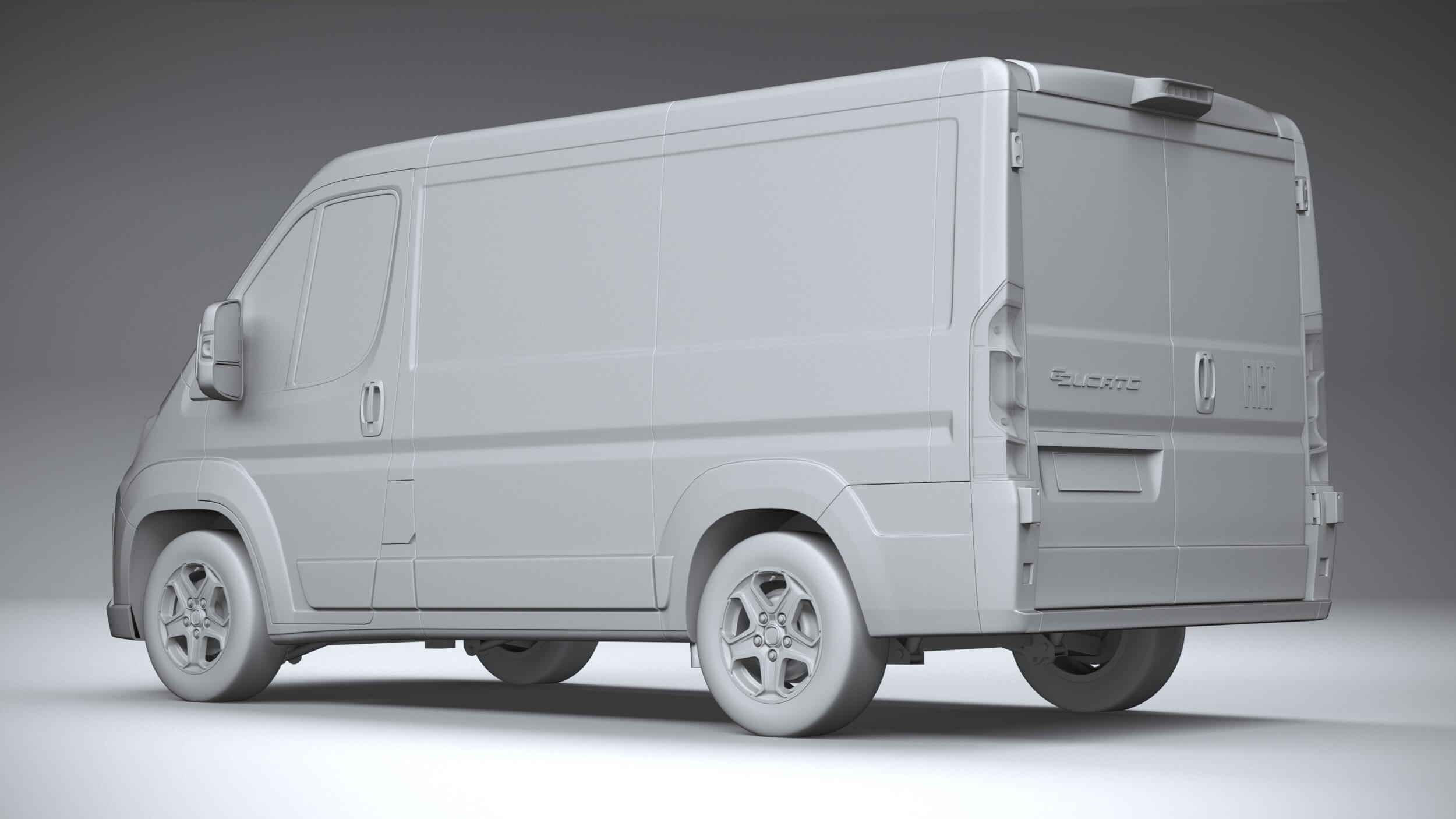 Fiat Ducato L1H1 2024 - 3D Model by SQUIR