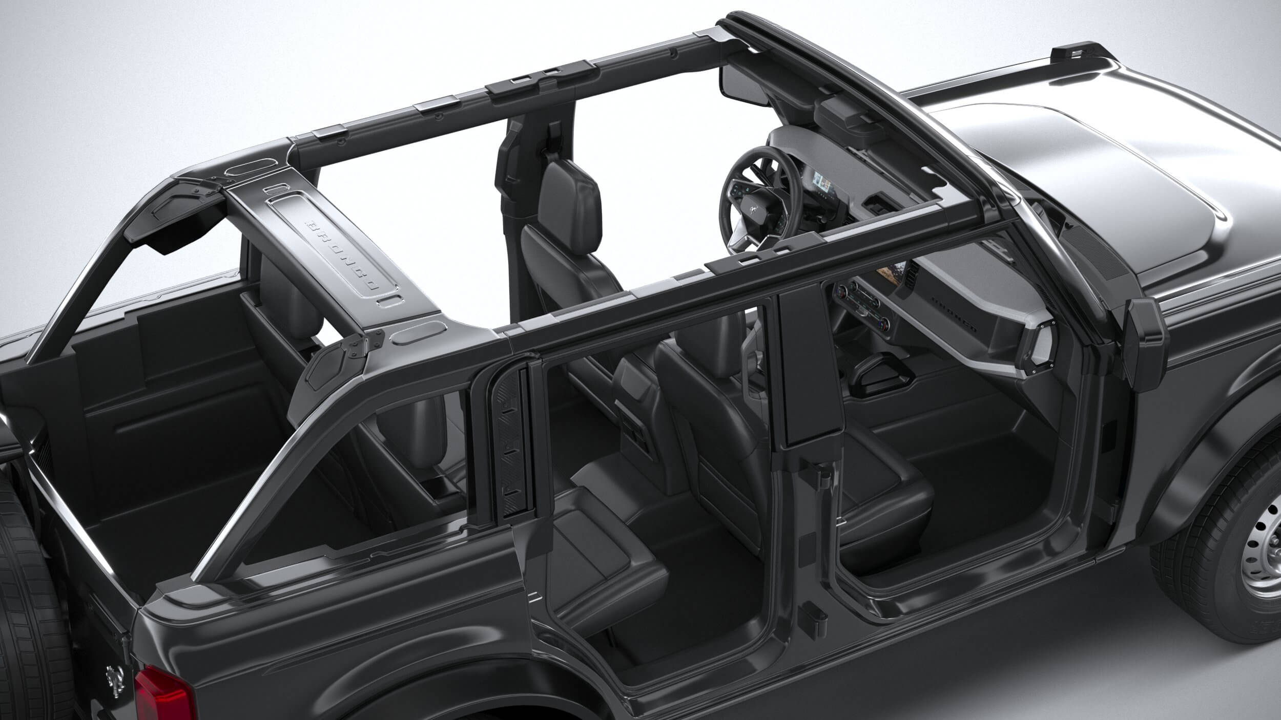 Ford Bronco Base 4-Door 2021 3D Model by SQUIR
