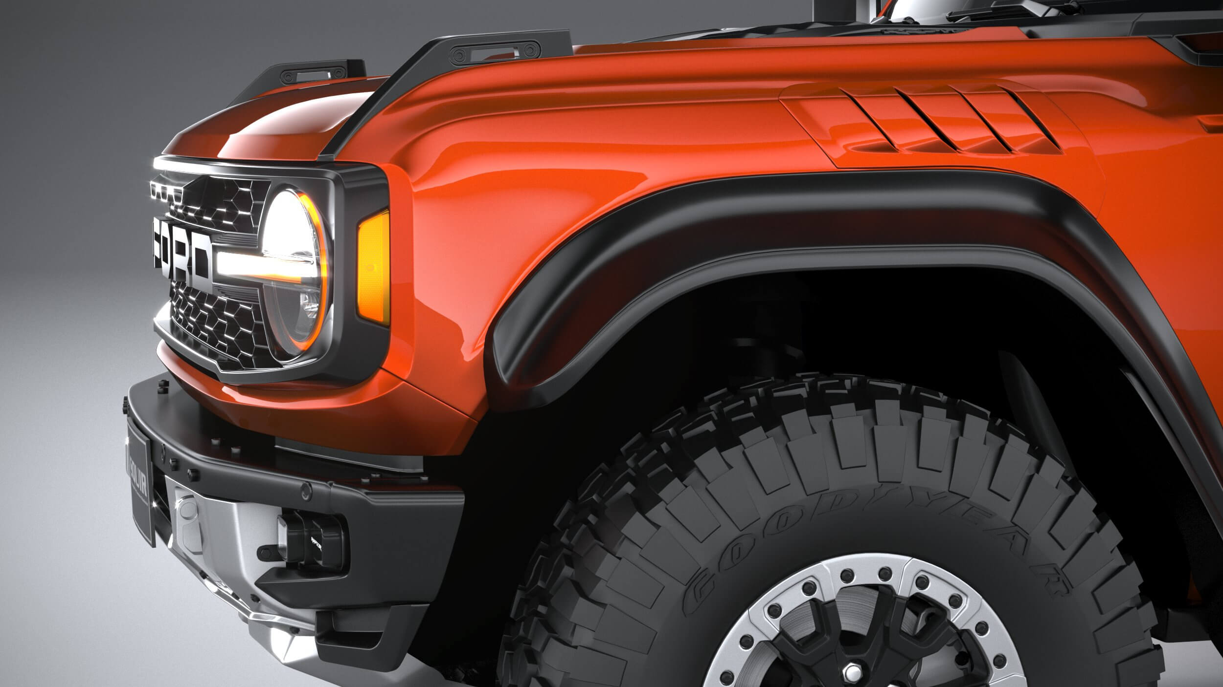 Ford Bronco Raptor 4-Door 2022 3D Model by SQUIR