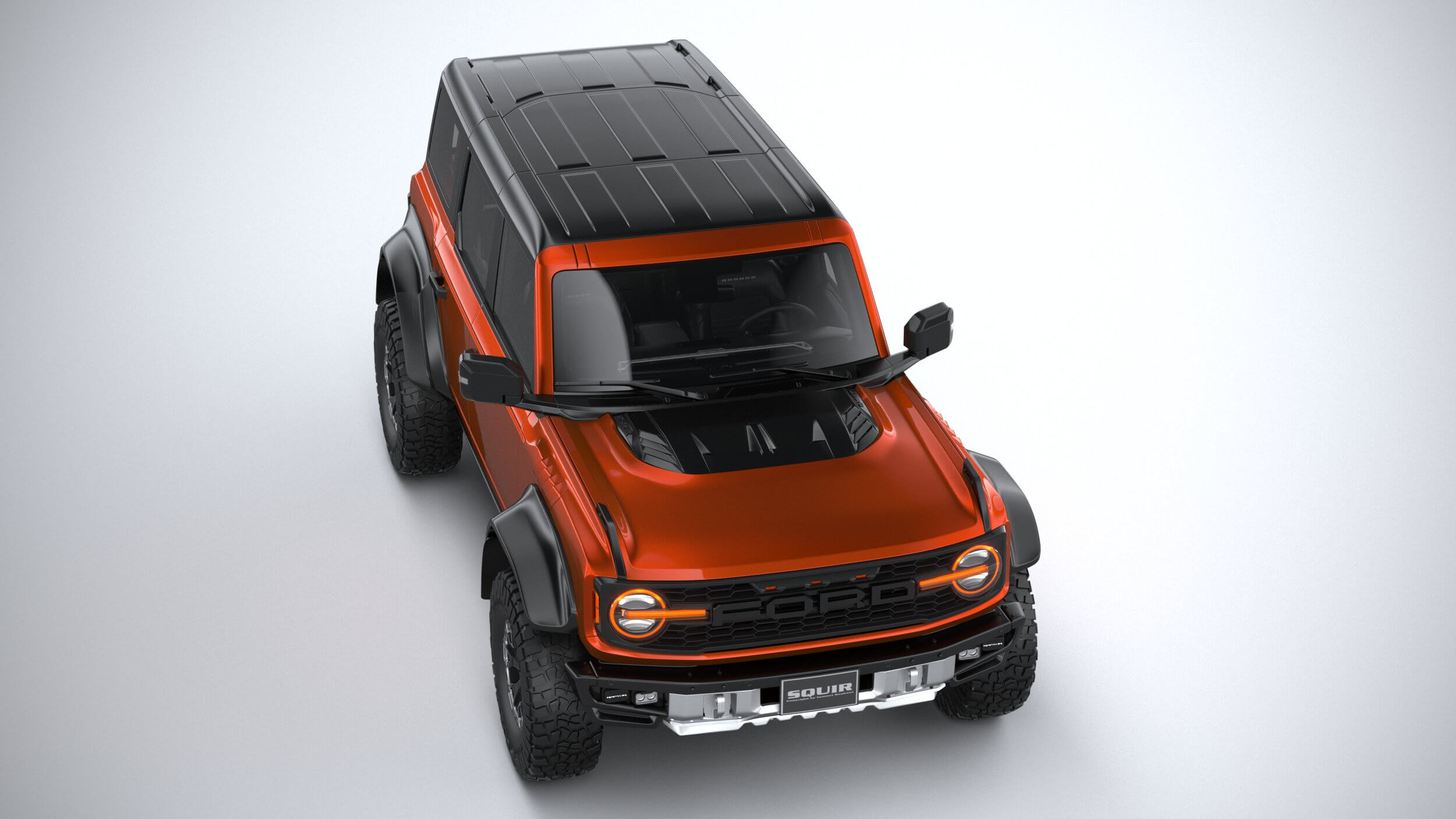 Ford Bronco Raptor 4-Door 2022 3D Model by SQUIR