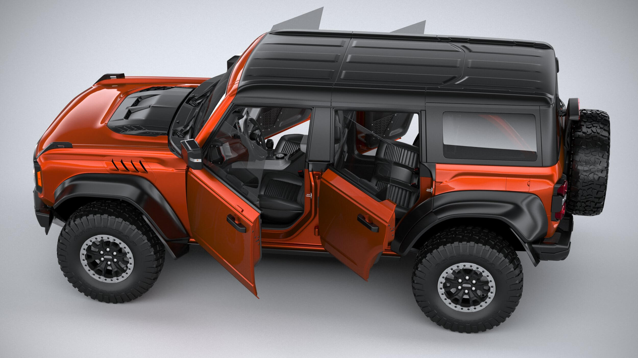 Ford Bronco Raptor 4-Door 2022 3D Model by SQUIR
