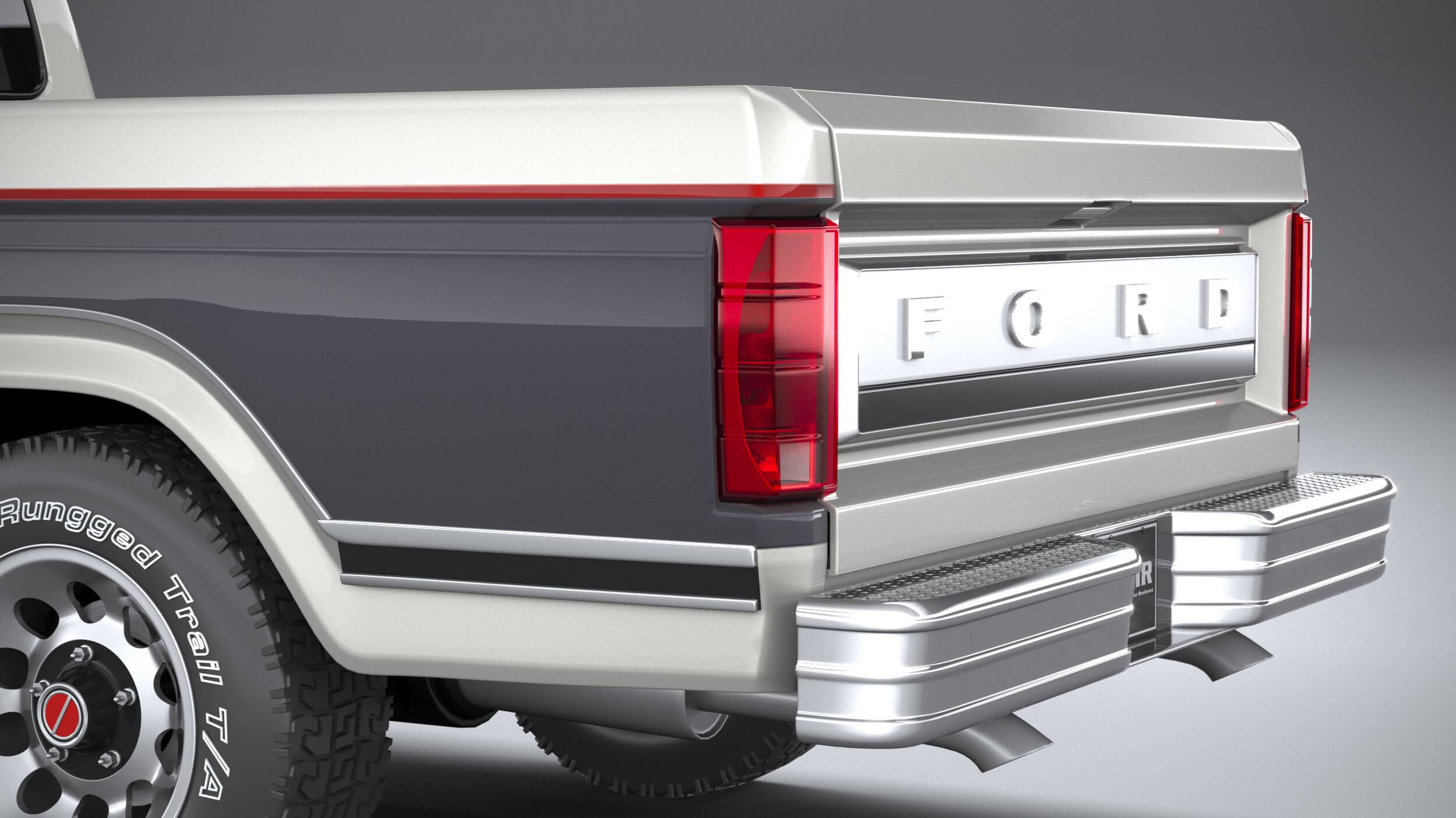 Ford F-150 Ranger 1980 3D Model by SQUIR
