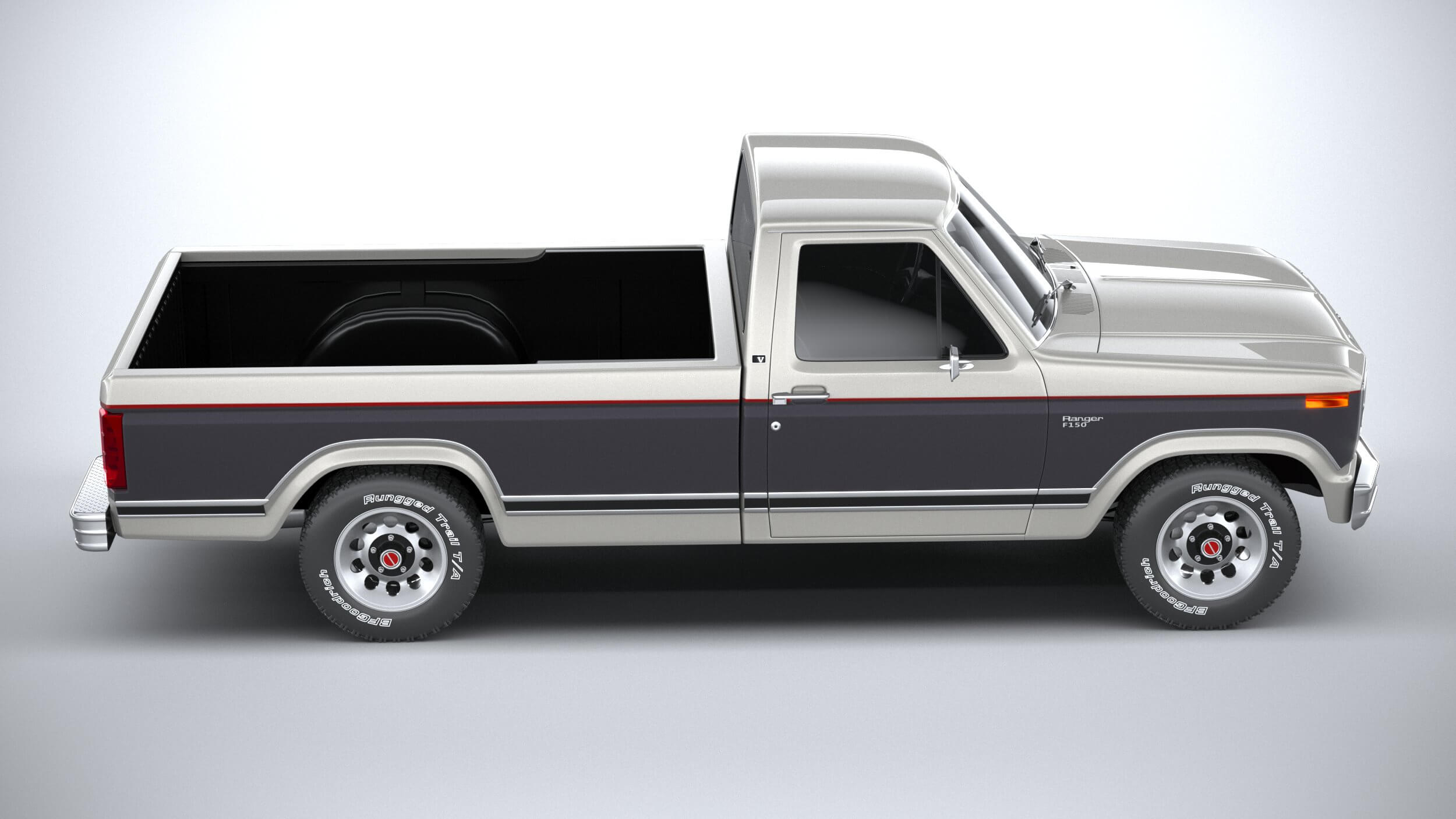 Ford F-150 Ranger 1980 3D Model by SQUIR