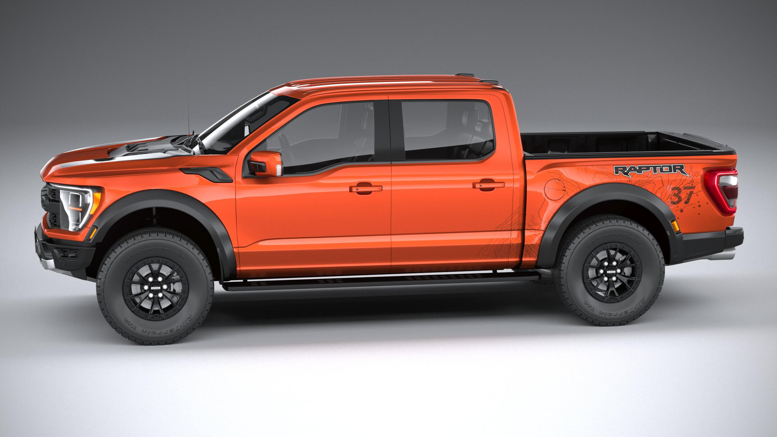 Ford F-150 Raptor 2021 3D Model by SQUIR