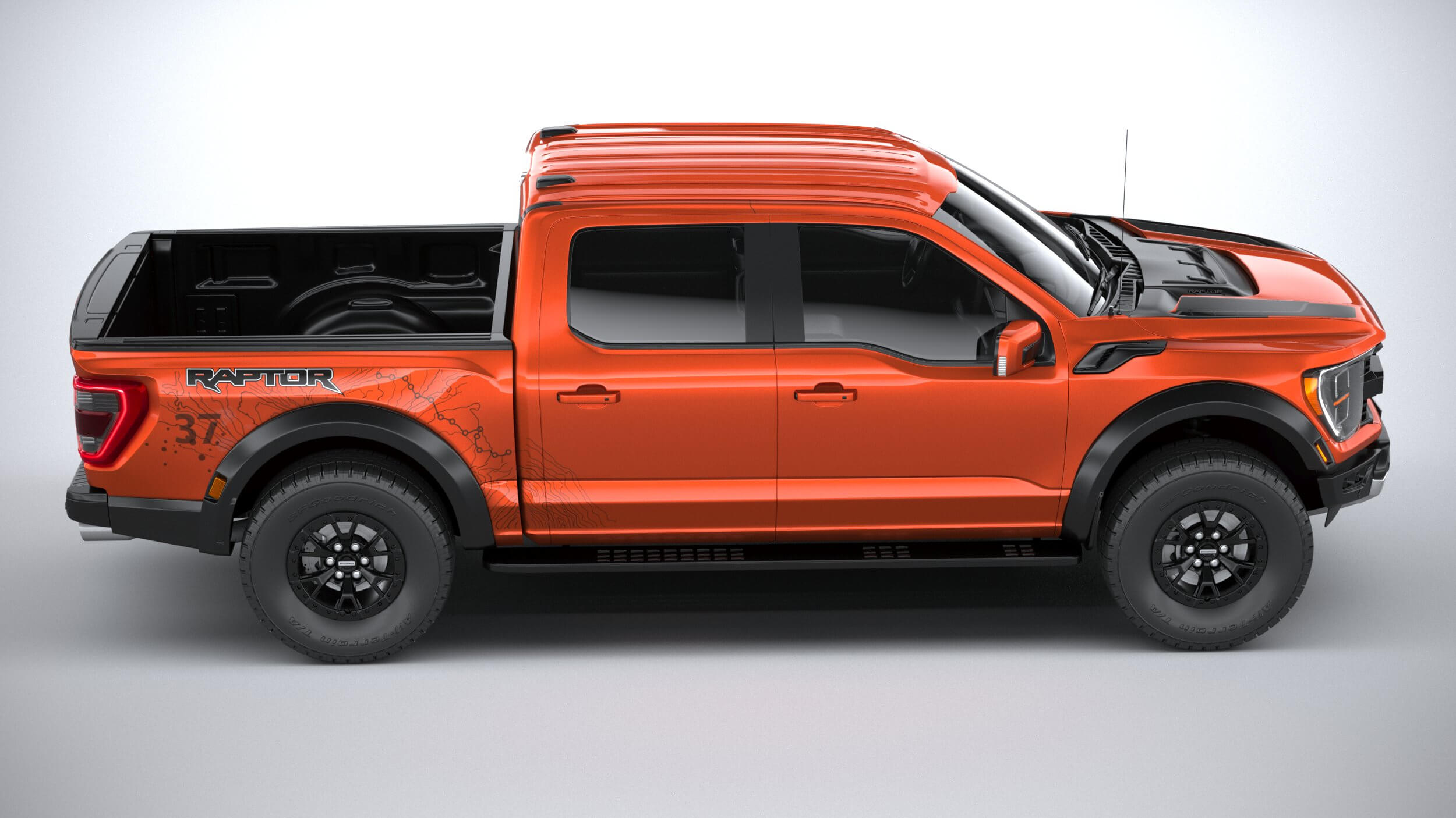 Ford F-150 Raptor 2021 3D Model by SQUIR