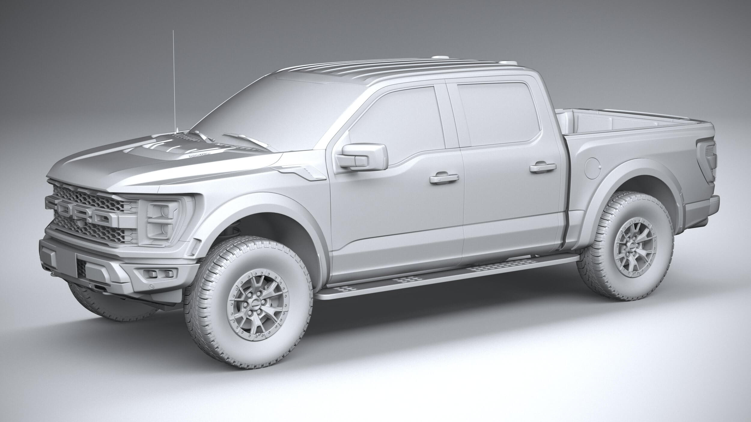 Segmented Raptor Model Ford F-150 Raptor 2021 3D Model by SQUIR