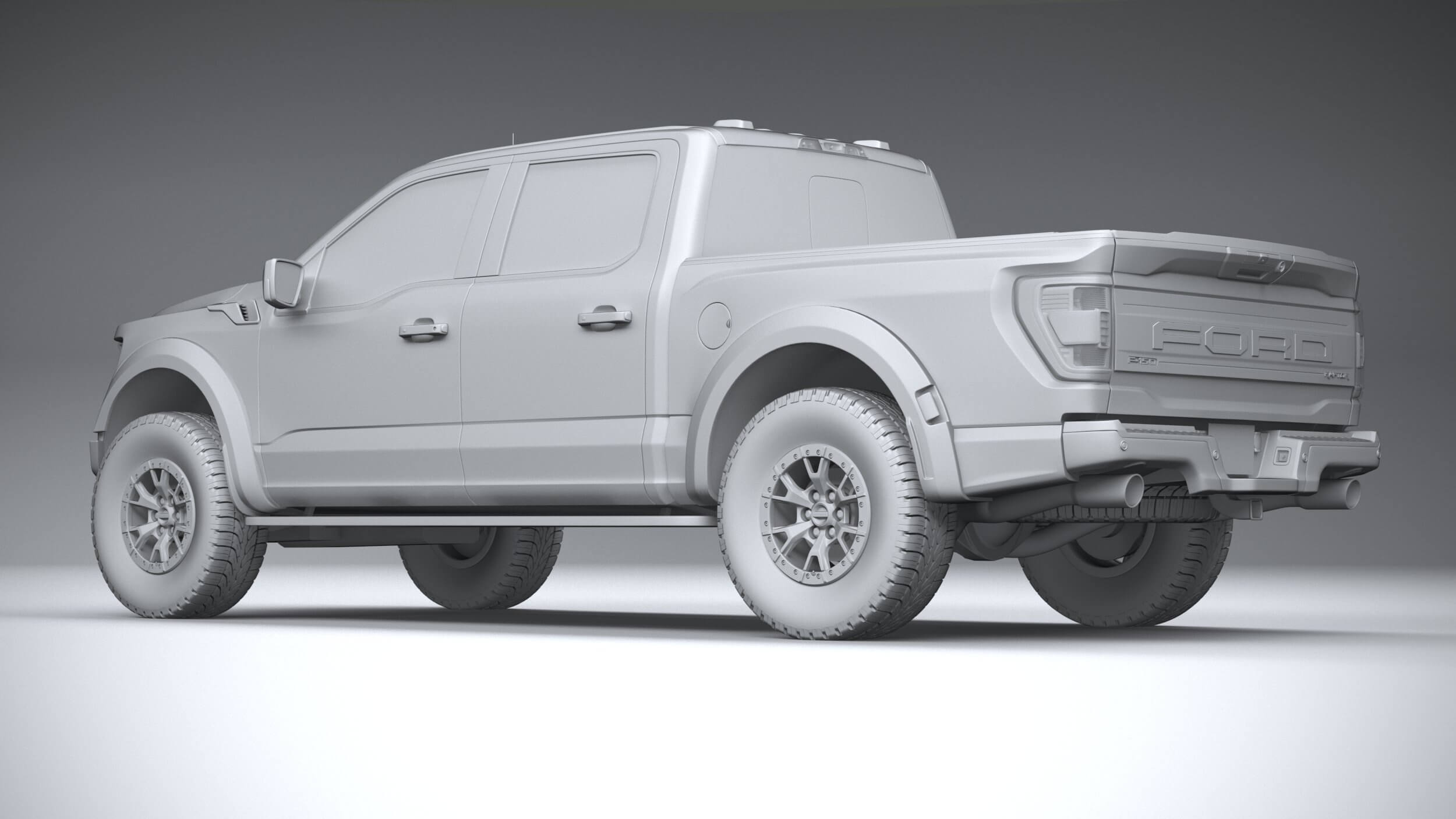 Ford F-150 Raptor 2021 3D Model by SQUIR