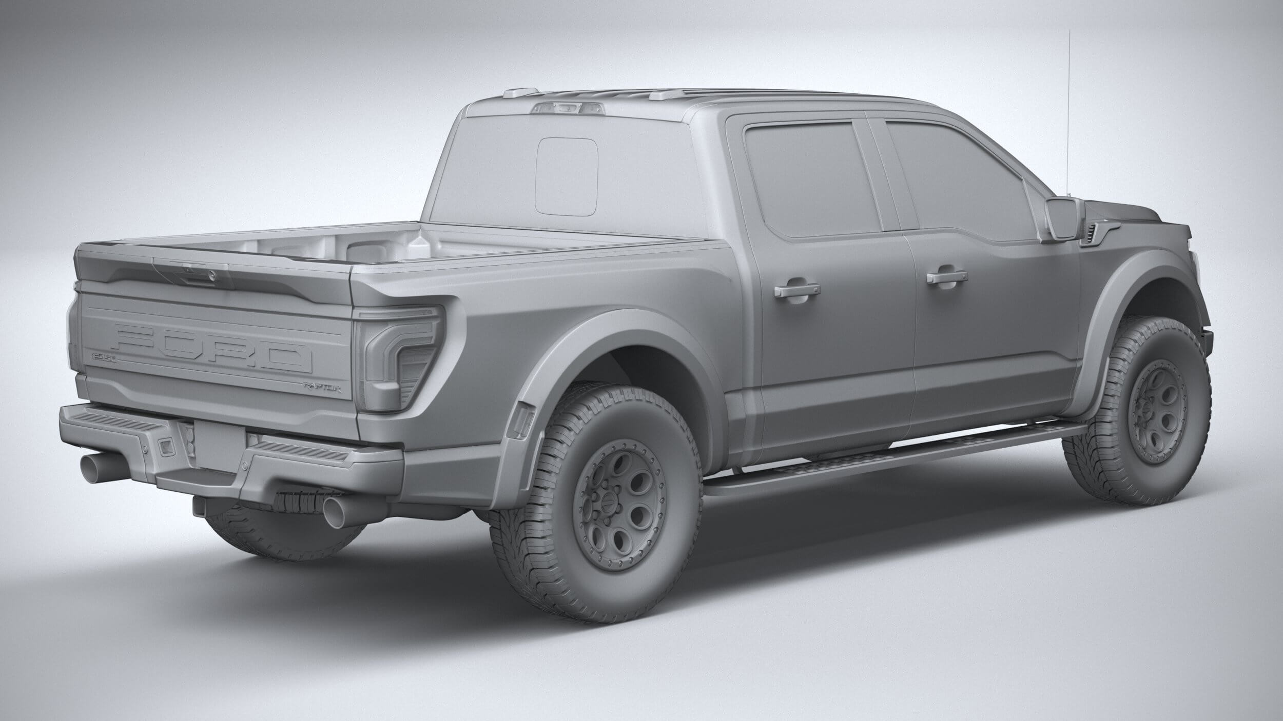 Lasted Model Raptor Ford F-150 Raptor 2024 3D Model by SQUIR
