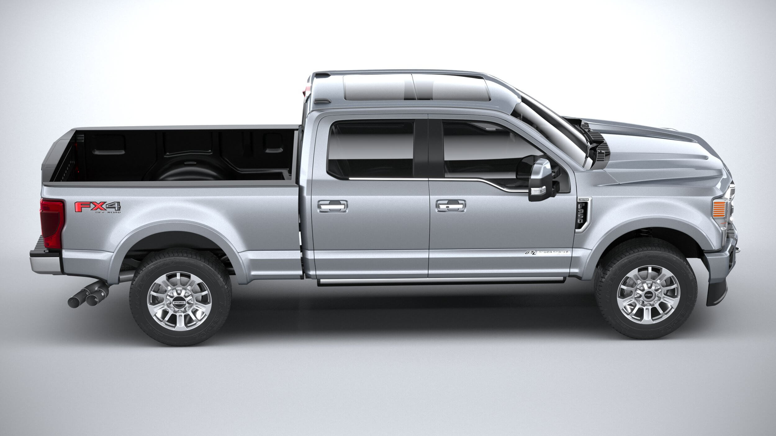 Ford F350 Superduty Limited Edition 2022 - 3D Model by SQUIR