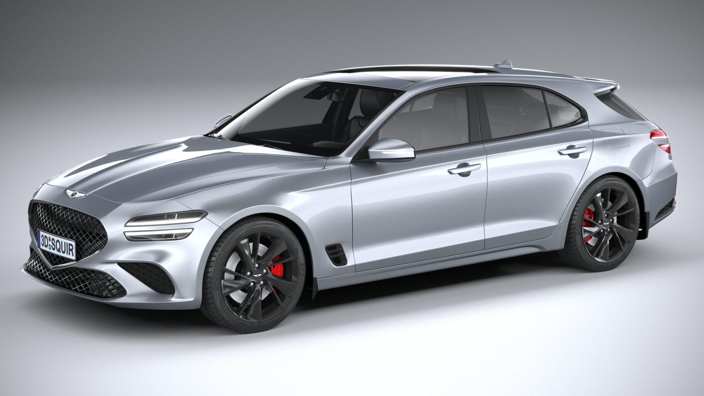 Genesis G70 Shooting Brake 2022 3D Model by SQUIR