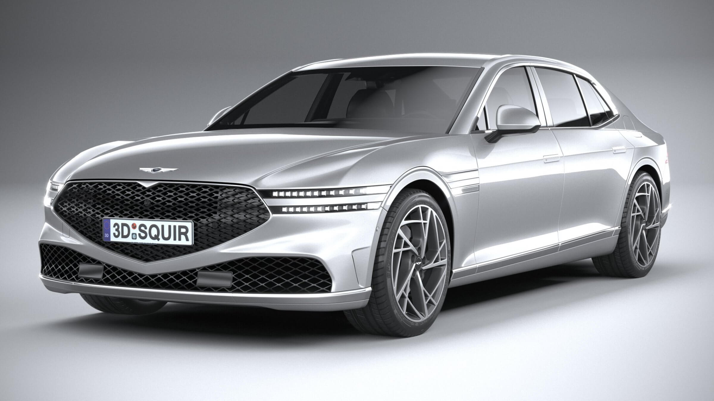 Genesis G90 2023 - 3D Model by SQUIR